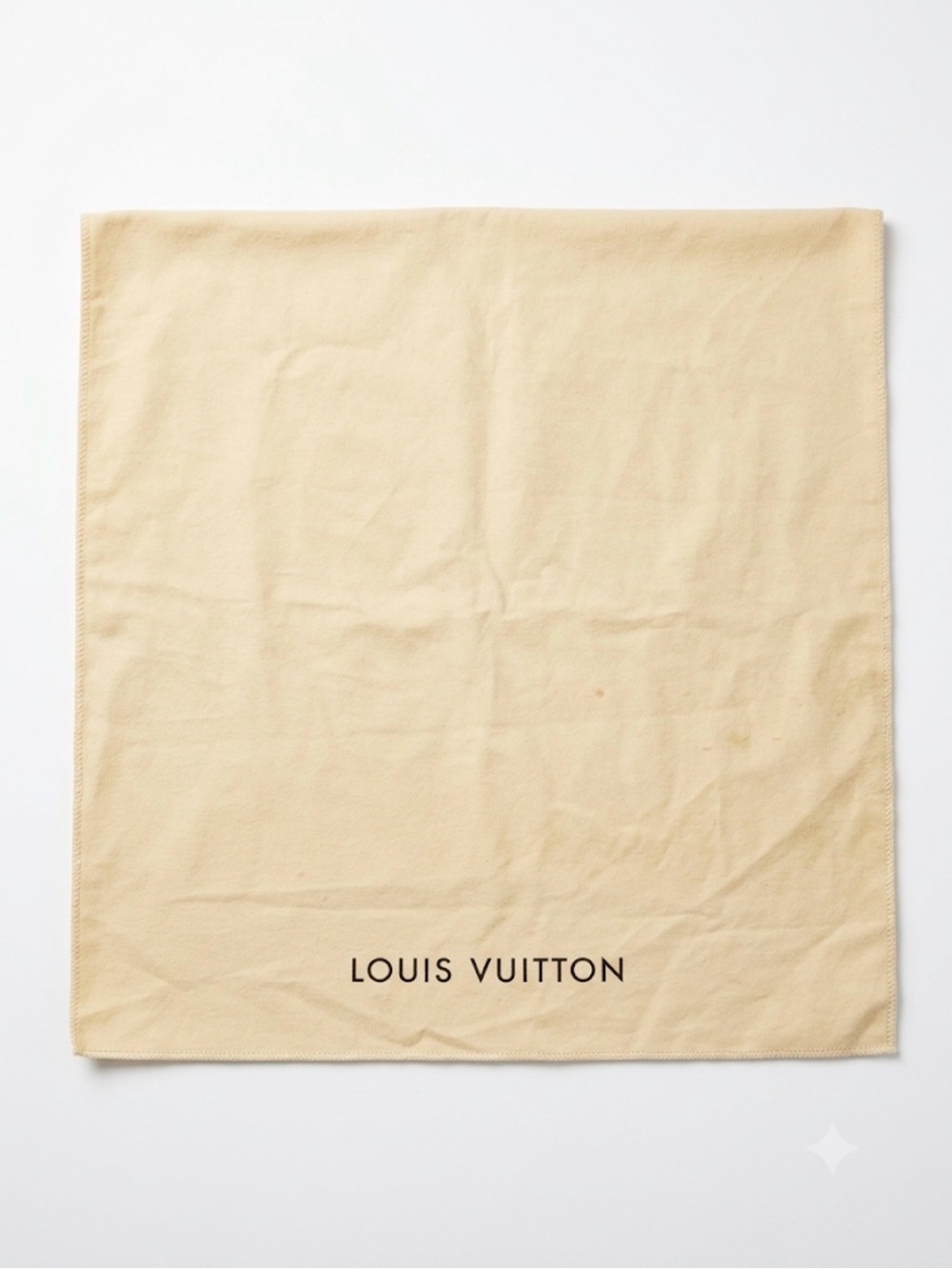 Authentic Louis Vuitton Large Beige Dust Bag Handbag Storage Pouch